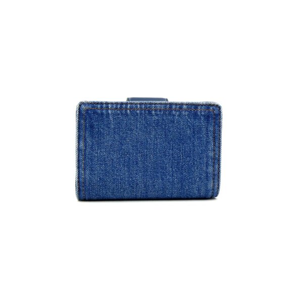 Coach Denim Indigo Medium Corner Zip Wallet NWT CA096 - Picture 2 of 5